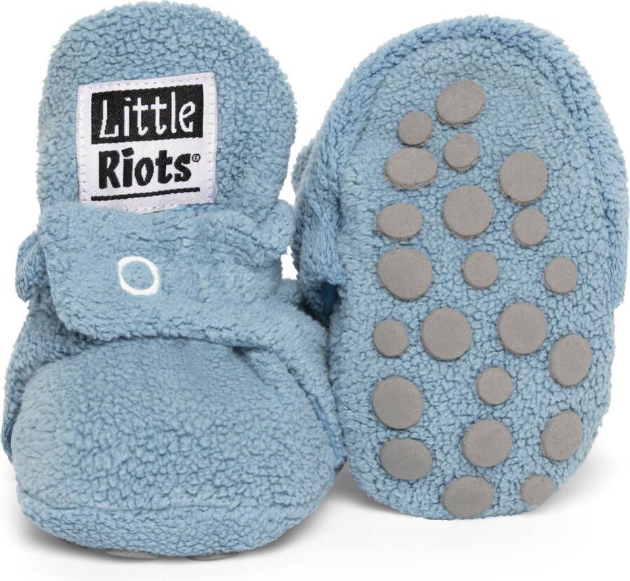 Little Riots Babyslofjes Fleece Stepper Sky Blue 24-36 Maanden (15 5cm) Schoen - Foto 1