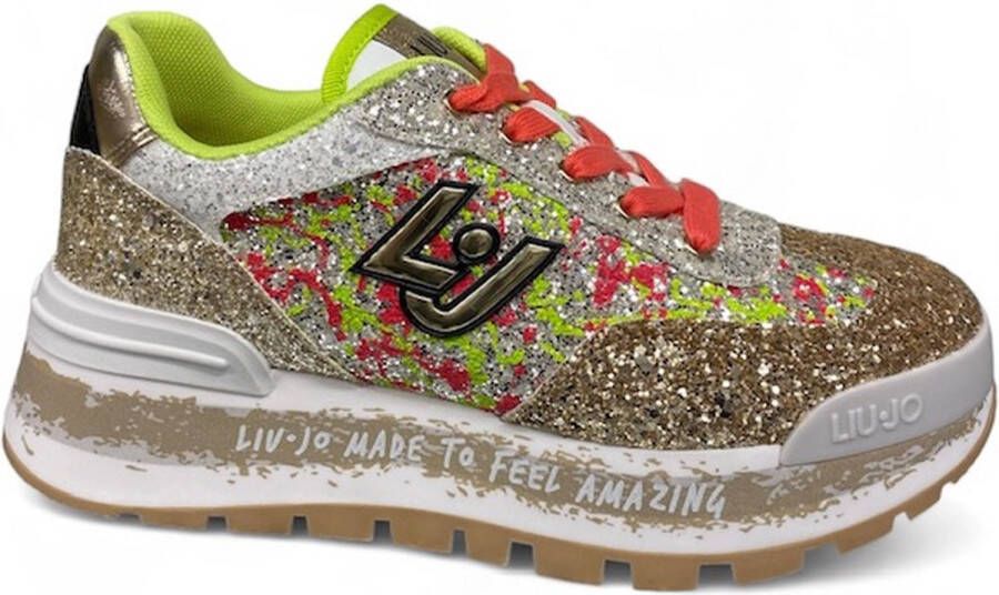 Liu-Jo Amazing 26 Glitter Light-sneaker -veterschoen