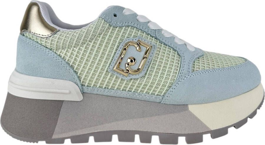 Liu Jo Mintgroene Stijlvolle Sneakers Multicolor Dames