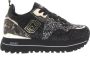 Liu Jo Dames Sneakers Maxi Wonder 01 Glitter Zwart - Thumbnail 4