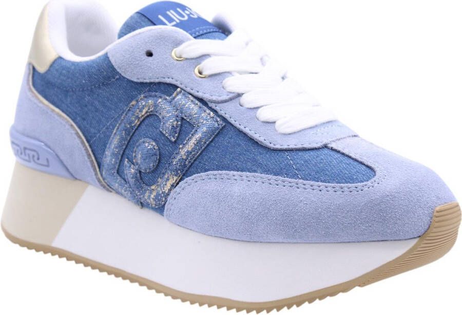 Liu Jo Blauwe Dreamy 02 Lage Sneakers Blue Dames