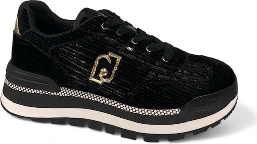 Liu Jo Liu-Jo Amazing 23 Lurex Velvets-sneaker Liu-jo-veterschoen liujo