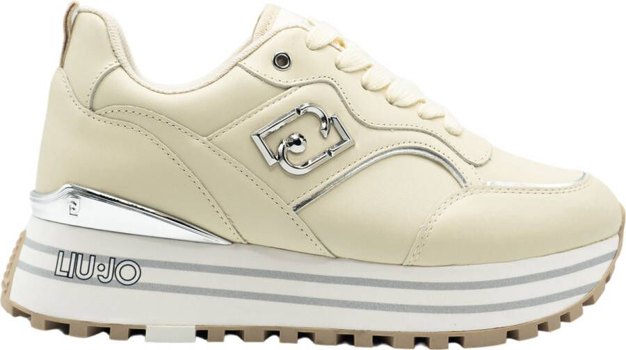 Liu Jo Maxi Wonder 73 Dames Sneakers Ivory