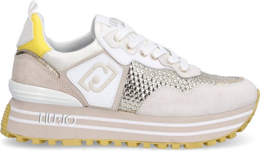 Liu Jo Plateau Dames Sneakers Leer Lamb Light Gold - Foto 1