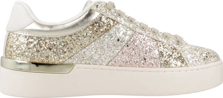 Liu Jo Gouden platte schoenen Silvya Glitter Yellow Dames