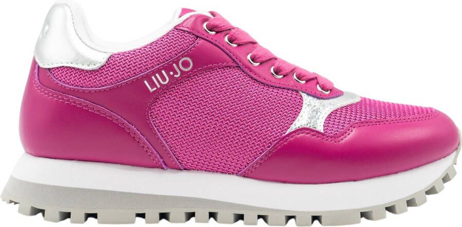 Liu Jo Wonder 39 Dames Sneakers Leer Mesh Roze