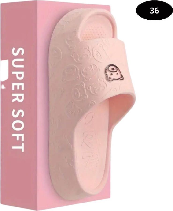 Livano Badslippers & Comfortabel Flip Flops Sauna Zomer Roze