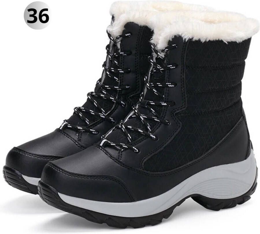 Livano Sneeuwboots Sneeuwschoenen Snowboots Wintersport Dames Ski Gadgets Zwart