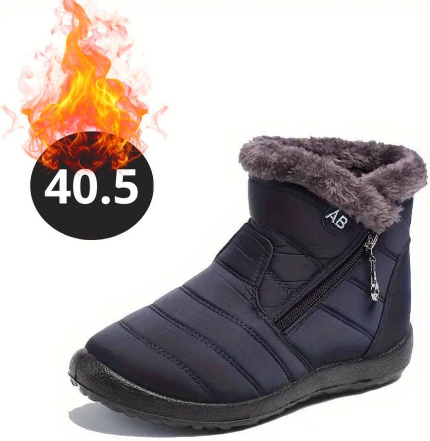 Livano Snowboots Sneeuwschoenen Sneeuwboots Dames Wintersport Ski Skischoenen Blauw