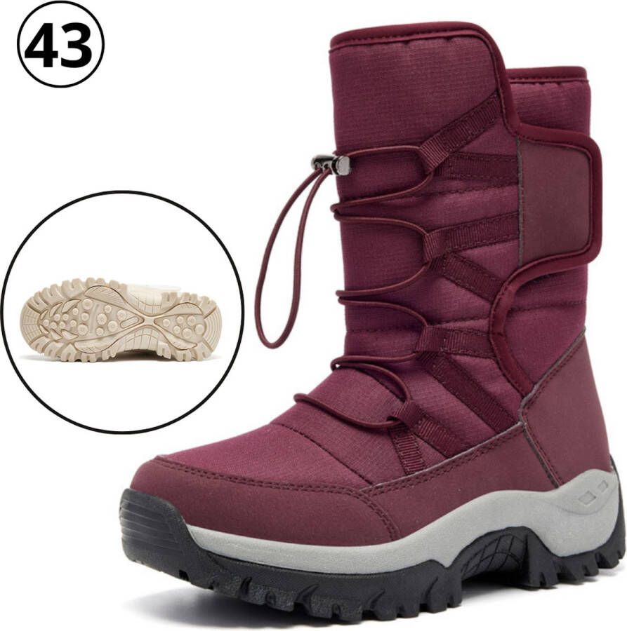 Livano Snowboots Sneeuwschoenen Wintersport Sneeuwboots Dames Ski Gadgets Rood