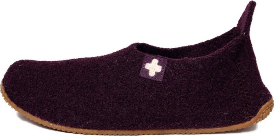 Living Kitzbühel Schweizer Kreuz No. 4249 Pantoffels purper