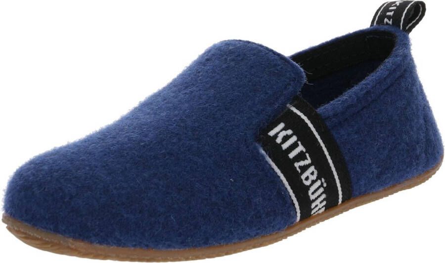 Living Kitzbühel T-Model Vilt & LK Belettering No. 3645 Pantoffels blauw