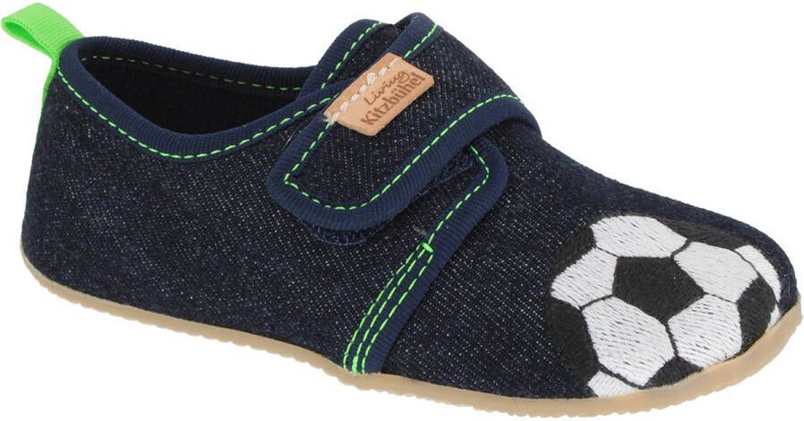 Living Kitzbühel Kid's Klettmodell Soccer Champ Pantoffels blauw