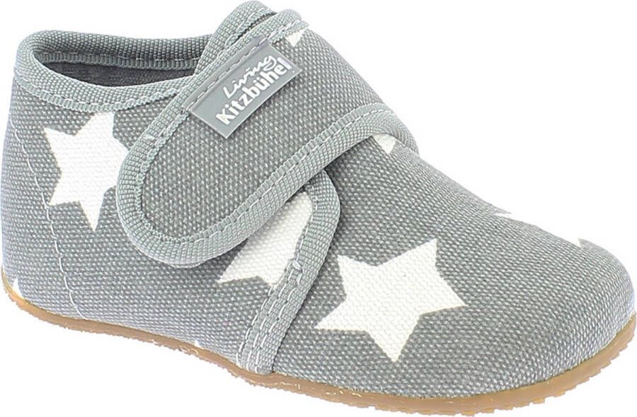 Living Kitzbühel Baby's Klettschuh Sterne Pantoffels grijs