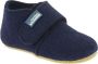 Living Kitzbühel Baby's Klettschuh Filz Unifarben Pantoffels blauw - Thumbnail 1