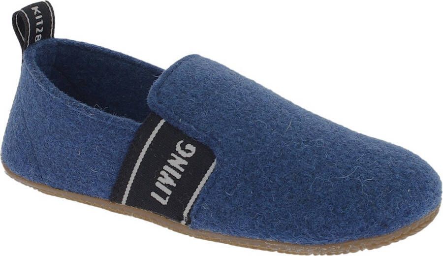 Living Kitzbühel T-Model Vilt & LK Belettering No. 3645 Pantoffels blauw