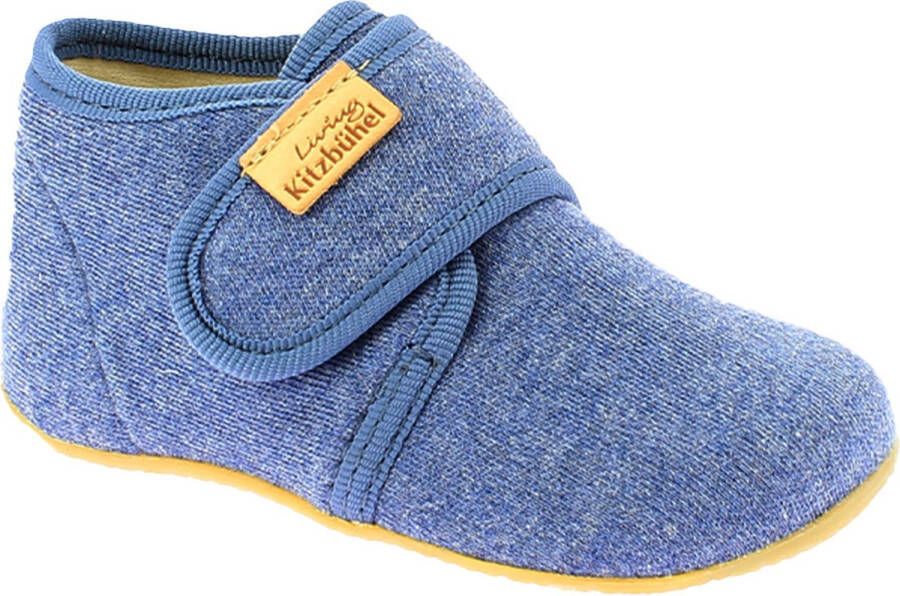 Living Kitzbühel Baby's Klettschuh Jersey Unifarben Pantoffels purper - Foto 1