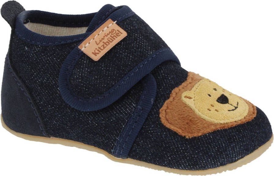 Living Kitzbühel Kid's Klettmodell Lutz Löwe Pantoffels blauw