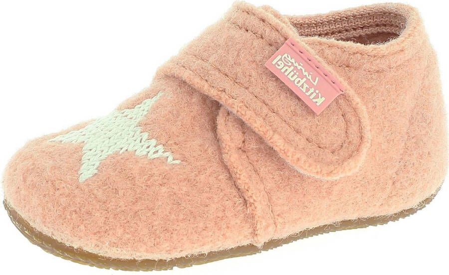 Living Kitzbühel Baby's Klettschuh Stern Pantoffels roze