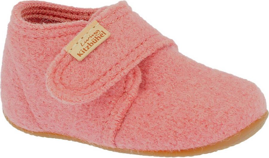 Living Kitzbühel Baby's Klettschuh Unifarben Pantoffels beige roze