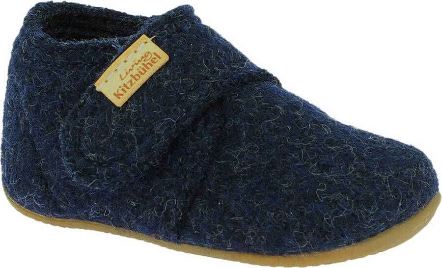 Living Kitzbühel Baby's Klettschuh Unifarben Pantoffels blauw