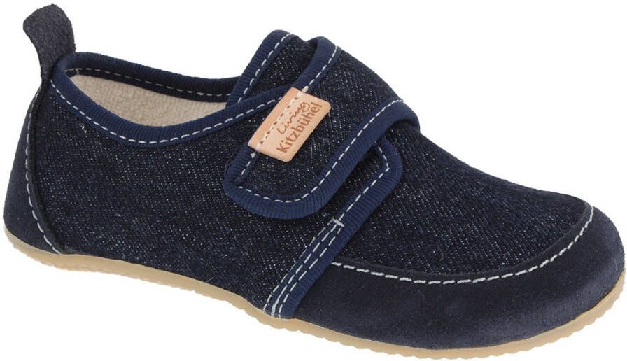 Living Kitzbühel Kid's Klettmodell Ulli Uni Pantoffels blauw