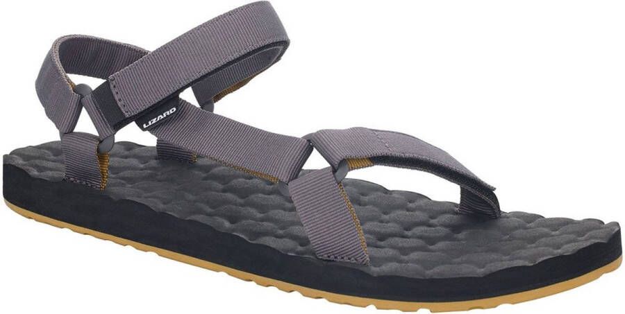 Lizard Trail Sandalen Plain Dark Grey Heren