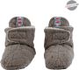 Lodger Baby Slofjes Antislip M bruin Slipper Folklore Fleece M Klittenbandsluiting Slofjes die blijven zitten - Thumbnail 1