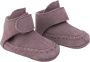 Lodger Baby Schoentjes Walker Mocassin Paars Antislip Soepel leer Klittenbandsluiting 15-18M - Thumbnail 1