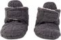 Lodger Babyslofjes 4 maanden Slipper Folklore 100% Fleece -6M Klittenbandsluiting Slofjes die blijven zitten Zwart - Thumbnail 2