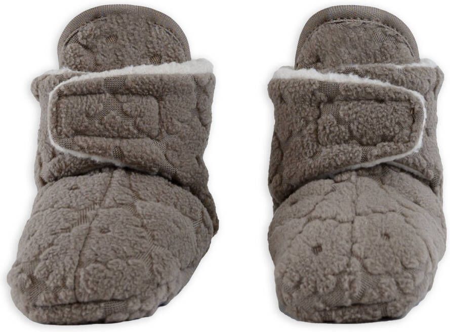 Lodger Babyslofjes antislip Blijven zitten Fleece 12-18M Bruin