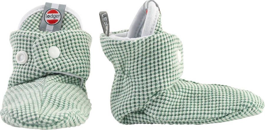 Lodger Babyslofjes Groen Slipper Ciumbelle Katoen Luchtig 3-6M