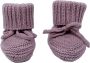 Lodger Babyslofjes newborn paars 0-6M katoen Slipper Knit - Thumbnail 2