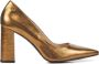 Lodi Pumps Stiletto Dames Damesschoenen Leer hoogte 9 cm Sebet Brons - Thumbnail 1