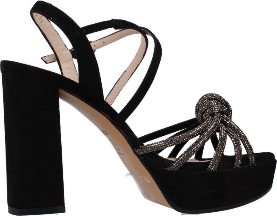 Lodi High Heel Sandals Black Yellow Dames