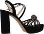 Lodi High Heel Sandals Black Yellow Dames - Thumbnail 1