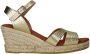 LOFF 1881 Espadrilles Dames Goud - Thumbnail 3