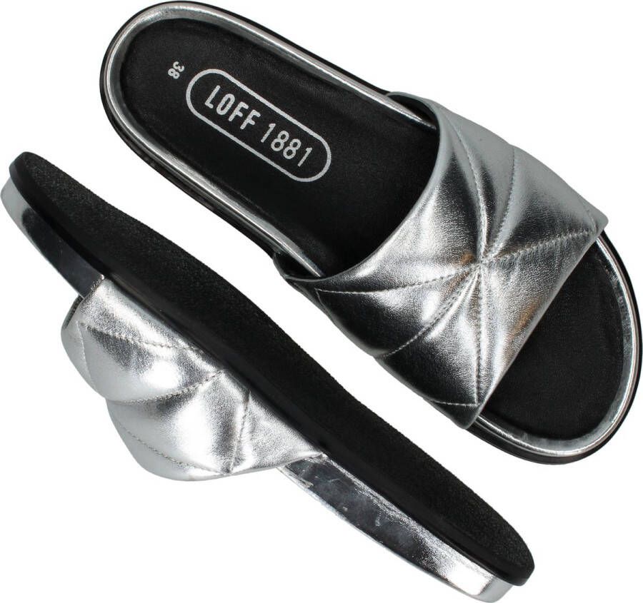 LOFF 1881 Slippers Dames Zilver