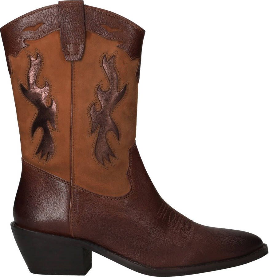 LOFF 1881 Westernboots Dames Bruin