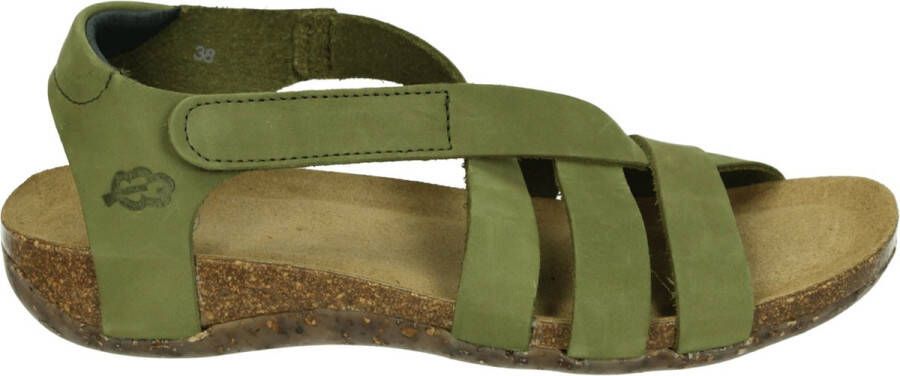 Loints of Holland 31202 VARIK Volwassenen Platte sandalenDames Sandalen Groen