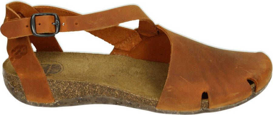 Loints of Holland 31203 VLAADRINGEN Volwassenen Platte sandalen Kleur Cognac