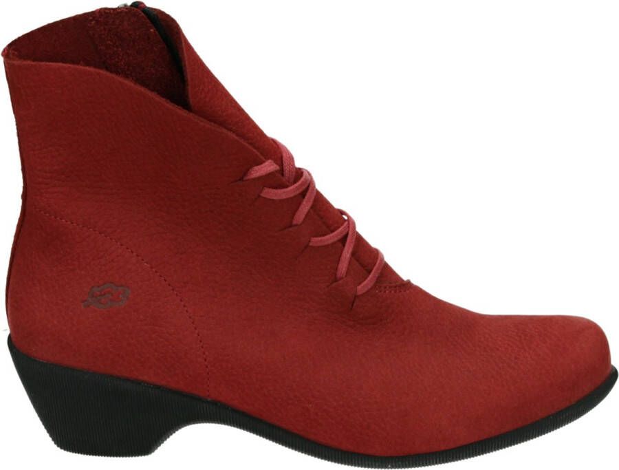 Loints of Holland 33156 MOERBEEK VeterlaarzenHoge sneakersDames veterschoenenHalf-hoge schoenen Rood