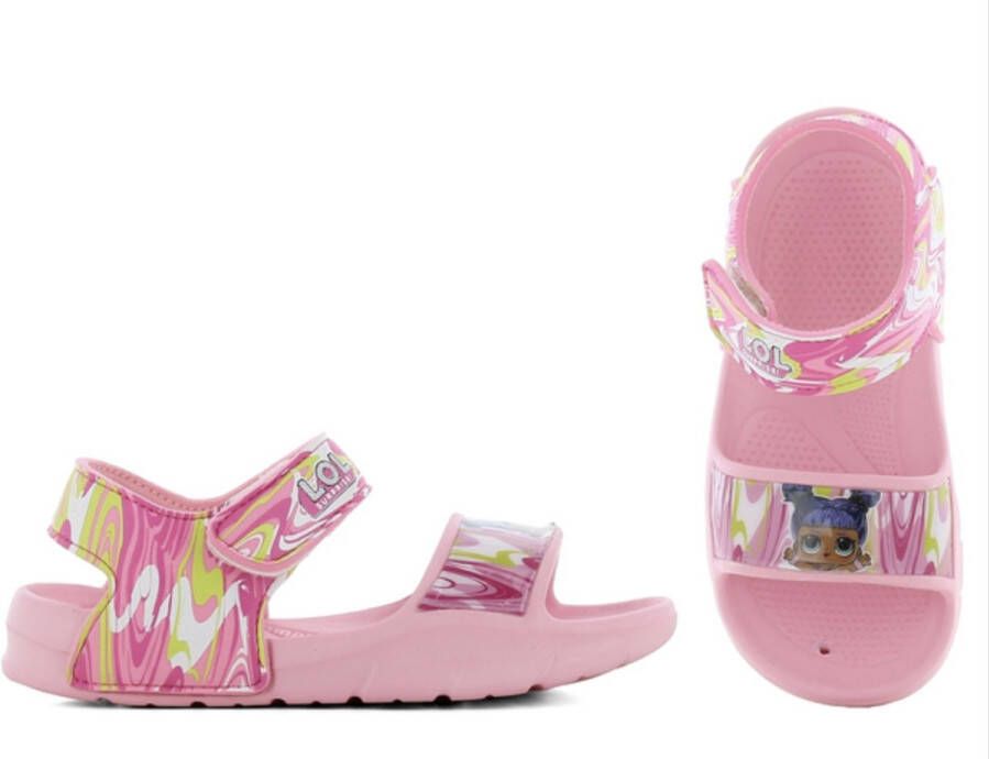 L.O.L. Surprise! Lol Surprise sandalen met klittenband kleur roze