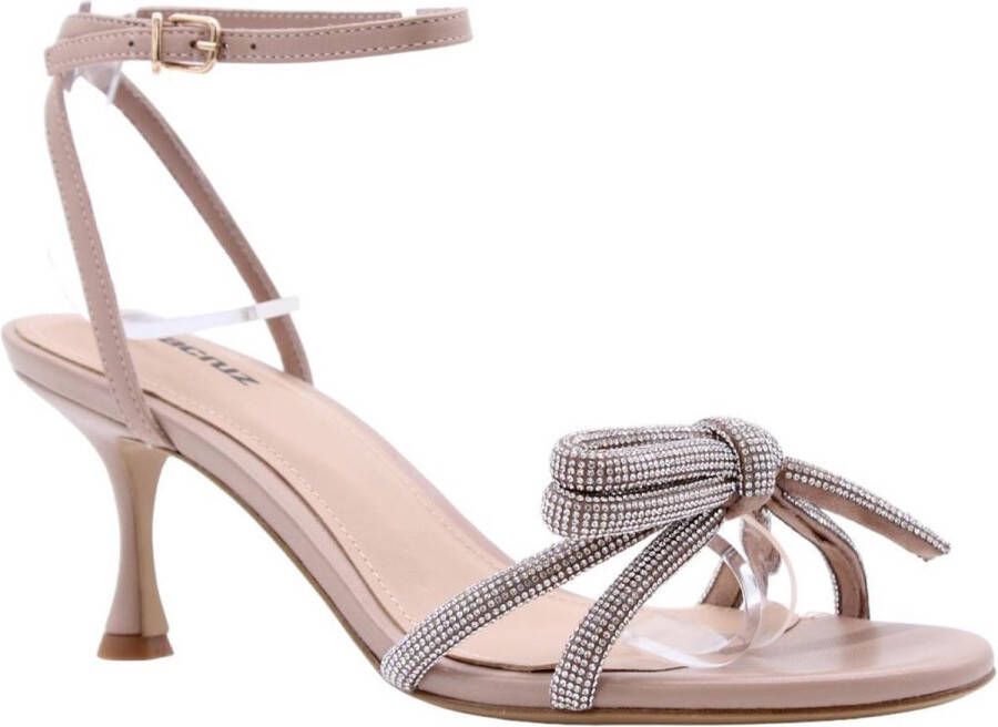 Lola Cruz Hoge hak sandalen voor vrouwen Beige Dames