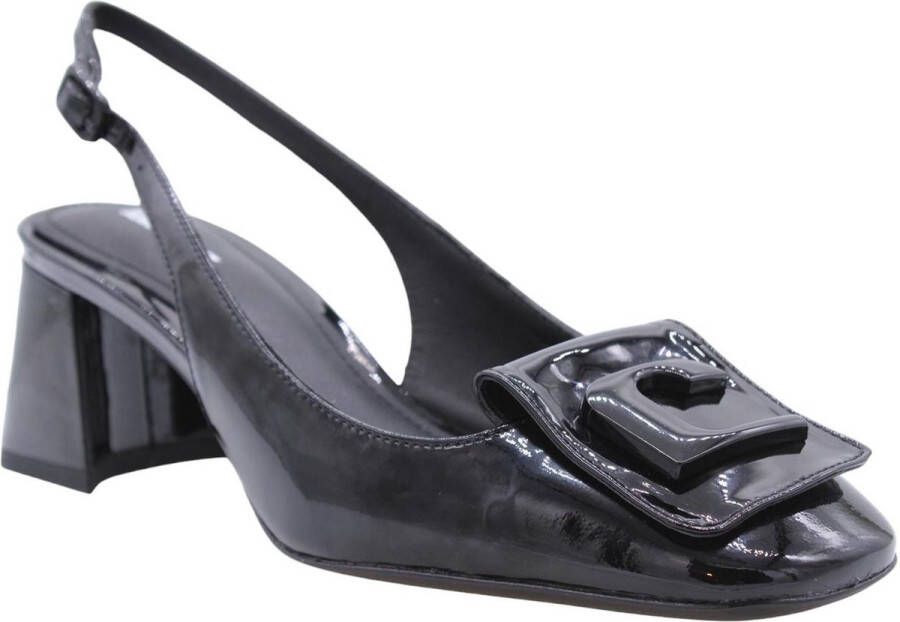 Lola Cruz Slingback Zwart