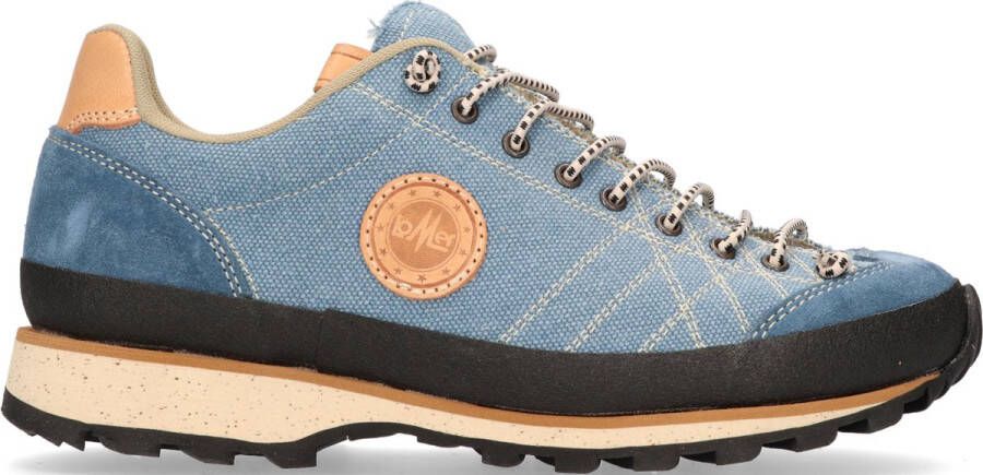 Lomer Bio Naturale Canvas Wandelschoenen Jeans Blauw Canvas 50084.A.03