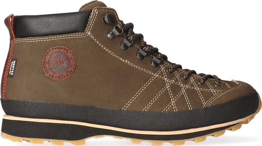 Lomer Bio Naturale Mid MTX Premium Wandelschoenen Brown Bomber Bruin Nubuck 50085.E.01