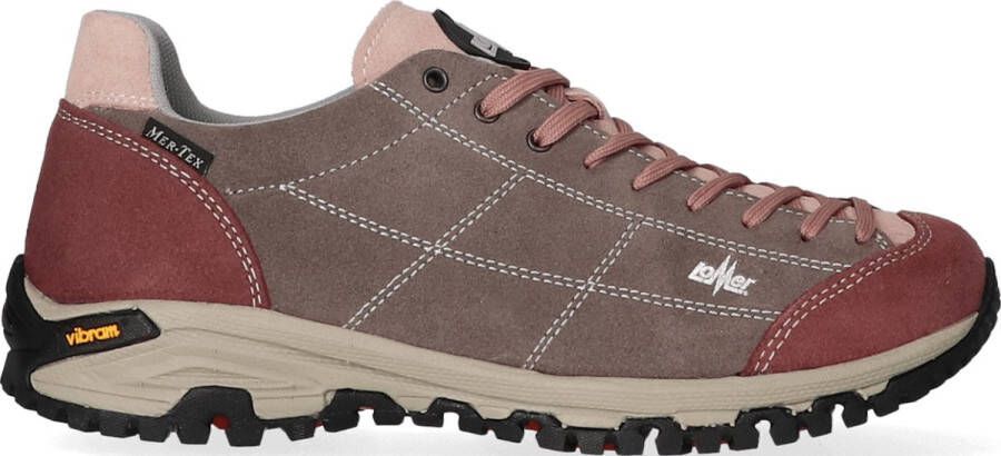 Lomer Maipos MTX Wandelschoenen Brownrose Quartz Grijs Suède 70003.B.67