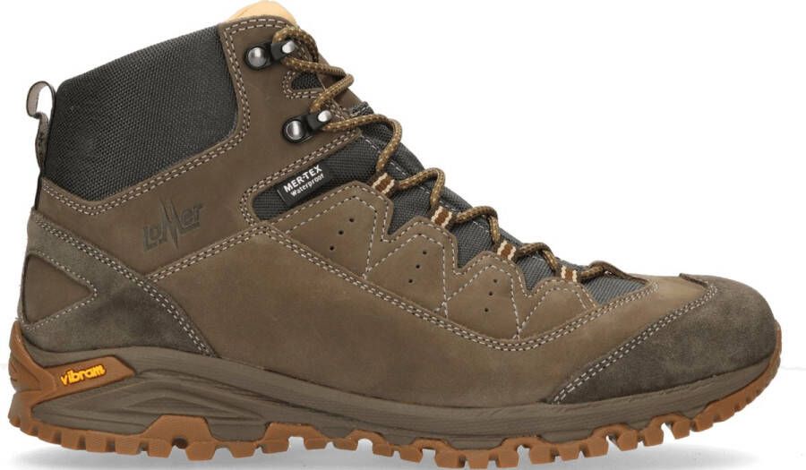 Lomer Sella High Premium MTX Wandelschoenen Olive Groen Nubuck 30047.B.02