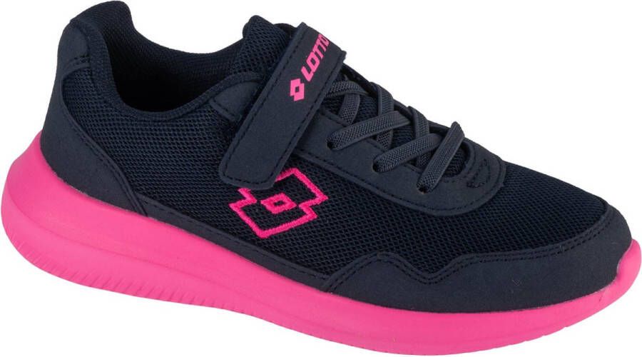 Lotto Schoenen CONNECT BC K Lage kindersneaker 2600002K Marine Roze